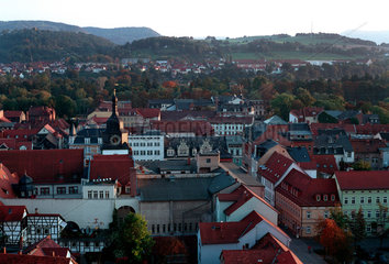 Rudolstadt  Blick auf die Stadt