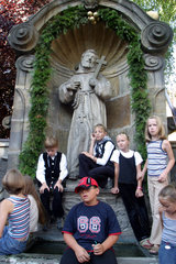 Bamberg  Kinder auf der Sandkerwa