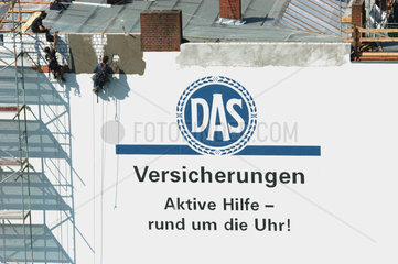 Berlin  Werbung der DAS-Versicherungen