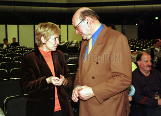 Christine Bergmann und Walter Momper (beide SPD)