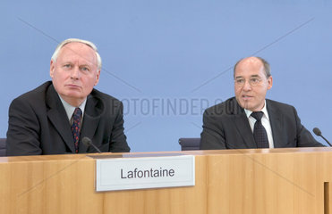 Oskar Lafontaine und Gregor Gysi