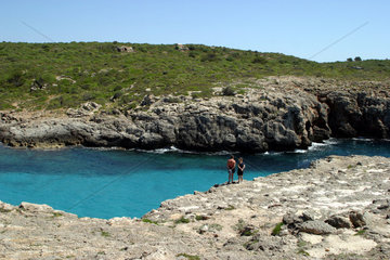 Kueste bei Binidali auf Menorca