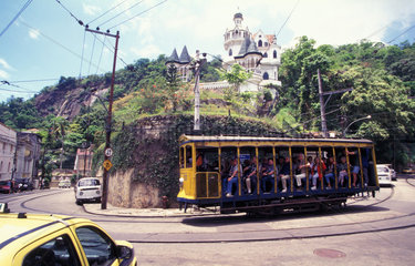 Die Trambahn von Santa Teresa in Rio de Janeiro