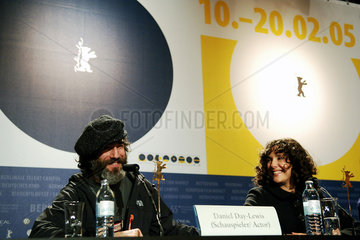 Rebecca Miller  Daniel Day-Lewis auf Berlinale 2005