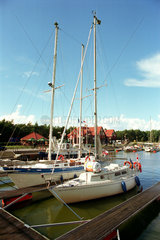 Yachthafen Marina in Leba  Polen