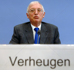 Guenther Verheugen (SPD)  EU-Kommissar