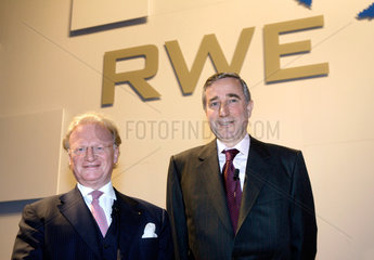 RWE AG  Harry Roels und Dr. Thomas R. Fischer