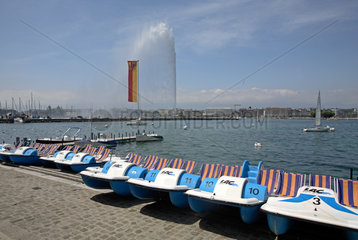 Schweiz  Genf  Genfer See