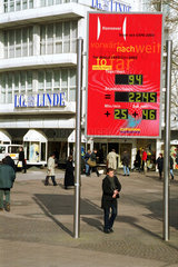 Hannover  Deutschland  Countdown zur EXPO 2000