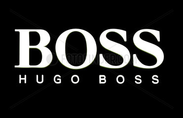 Berlin  Deutschland  Logo von Hugo Boss