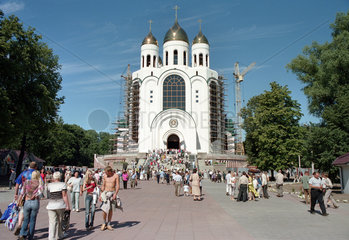 Die Christus-Erloeserkirche in Kaliningrad  Russland