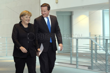 Merkel + Cameron