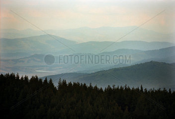 Berglandschaft am Fusse des Alabak-Gebirges  im Rila-Rhodopen-Massiv  Bulgarien