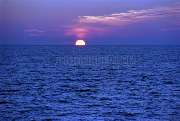 Sonnenuntergang an der Ostsee  Swetlogorsk (Rauschen)  Russland
