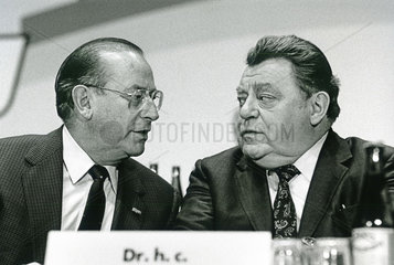 Franz Josef Strauss  Friedrich Zimmermann  CSU  1986