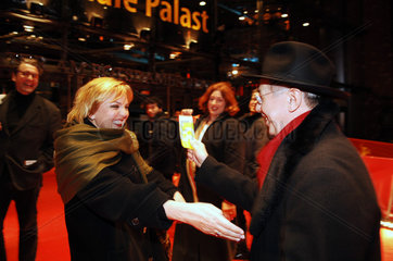 Claudia Roth  Dieter Kosslick auf Berlinale 2005