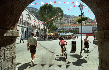 Im Zentrum von Gibraltar
