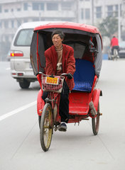 Suzhou  Rikschafahrer