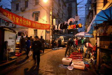 Shanghai  Marktszene