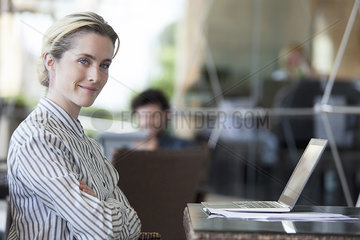 Businesswoman in office  portrait