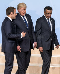 Macron + Trump + Ghebreyesus