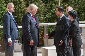 Trump + Xiao Jie