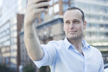 Man posing for a selfie
