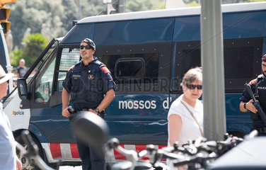 SPAIN-BARCELONA-TERROR ATTACKS-MOURNING