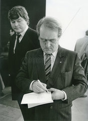 Johannes Rau  Bodo Hombach  SPD  1987