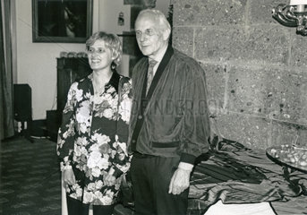 Petra Kelly und Gert Bastian  kurz vor ihrem Tod  September 1992