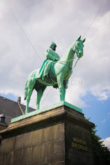 Goslar  Deutschland  Reiterdenkmal auf der Kaiserpfalz Goslar