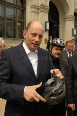 Berlin  Deutschland  Verkehrsminister Wolfgang Tiefensee