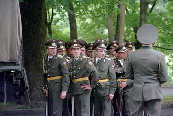 Russische Soldaten  Kaliningrad  Russland