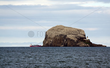 North Berwick  Grossbritannien  Bass Rock an der Suedkueste des Firth of Forth