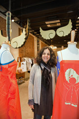 Istanbul  Tuerkei  Bahar Korcan  eine international bekannte Modedesignerin
