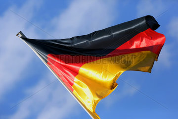Hoppegarten  Deutschland  Nationalfahne von Deutschland
