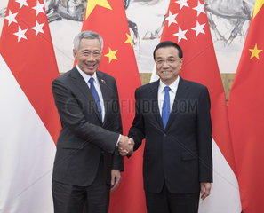 CHINA-BEIJING-LI KEQIANG-SINGAPOREAN PM-TALKS(CN)