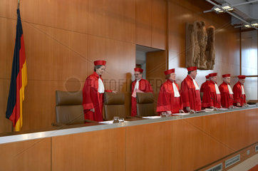 Karlsruhe  Deutschland  der Zweite Senat des Bundesverfassungsgerichts