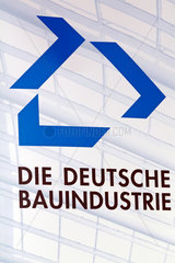 Berlin  Deutschland  das Logo der Deutschen Bauindustrie