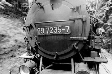Wernigerode  DDR  Dampflokomotive der Schmalspurbahn im Harz