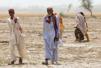 Jaffarabad  Pakistan  Dorfbevoelkerung