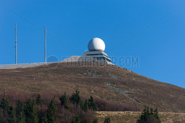 Geishausen  Frankreich  Radarstation auf dem Gipfel des Grand Ballon