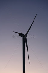 Heidenau  Deutschland  Windkraftrad