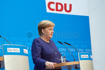 Berlin  Deutschland - Angela Merkel - Parteivorsitzende der CDU.