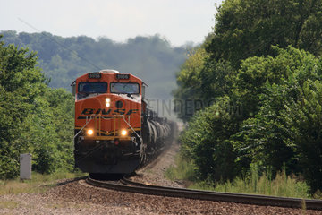 Catoosa  USA  Lokomotive der Eisenbahngesellschaft BNSF