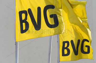Berlin  Deutschland  BVG-Flaggen