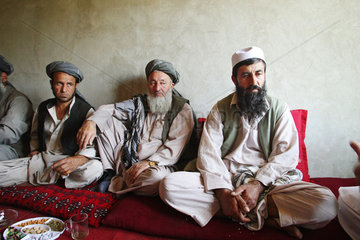 Kanam  Afghanistan  Portraet eines aelteren Afghanen