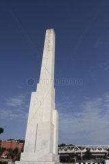 Mussolini Obelisk in Rom