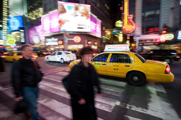 New York City  USA  Times Square bei Nacht