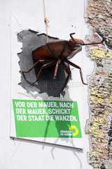 Berlin  Deutschland  Kampagne von Buendnis 90/Die Gruenen am Tacheles